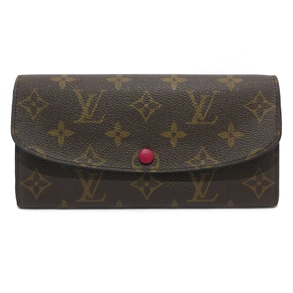 LOUIS VUITTON Portefeuille Emilie (New Model) Fuchsia Monogram 496-080225 - Picture 1 of 12